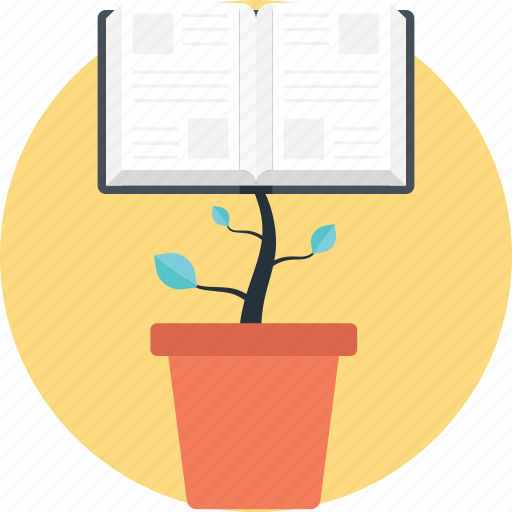 Book plant, education development, education progress, educational growth, transformative learning icon - Download on Iconfinder