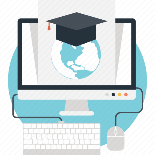 Distance learning, education, elearning, online certificate, online degree icon - Download on Iconfinder