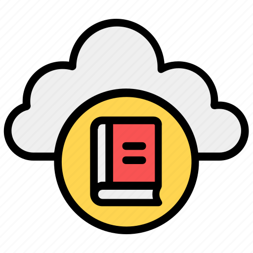 Book, cloud, cloud book, cloud education, cloud learning, cloud library, digital education icon - Download on Iconfinder