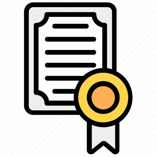 Award, certificate, certified document, degree, diploma icon - Download on Iconfinder