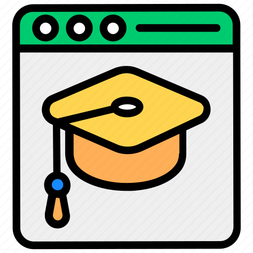 Educational, educational portal, educational website, learning webpage, online education, virtual education web, website icon - Download on Iconfinder