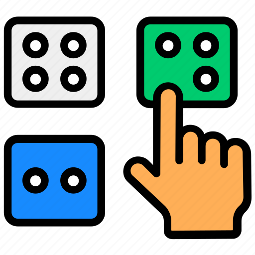 Dice, experimental probability, gambling, probability, random sampling icon - Download on Iconfinder