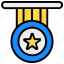 achievement badge, award, badge, educational badge, ranking, ranking badge, star badge 
