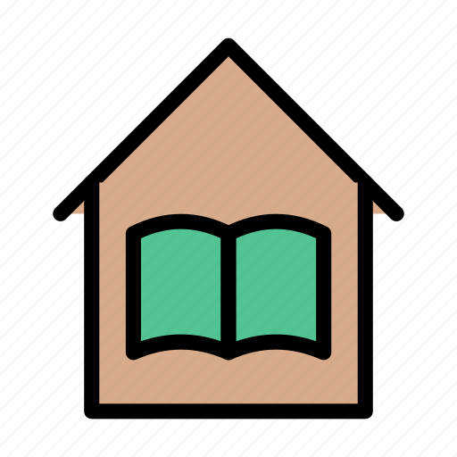 House, study, home, education, book icon - Download on Iconfinder