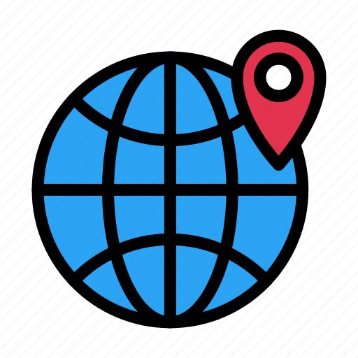Map, global, location, gps, online icon - Download on Iconfinder