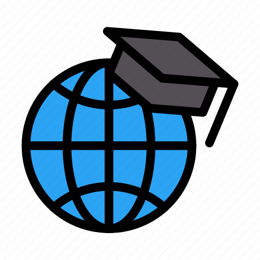 Online, education, study, global, world icon - Download on Iconfinder