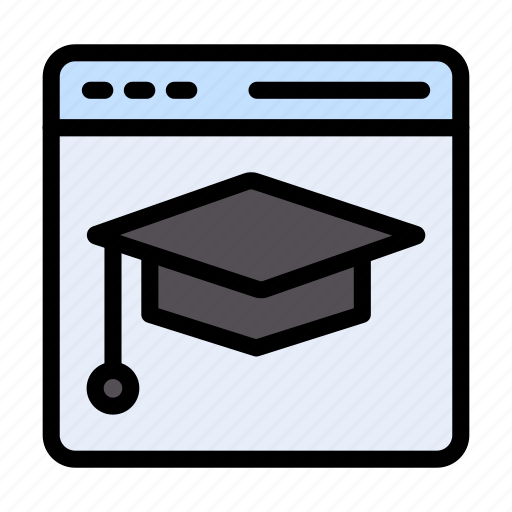 Online, education, webpage, study, degree icon - Download on Iconfinder