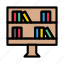 library, book, education, school, online 