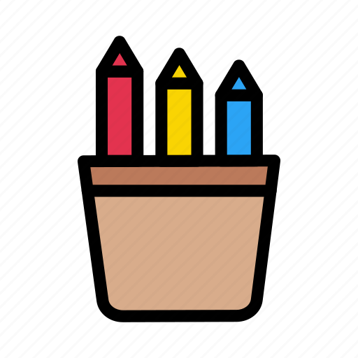 Pencils, pen, stationary, education, school icon - Download on Iconfinder