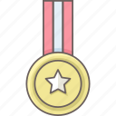 badge, medal, star, achievement, school, university, winner