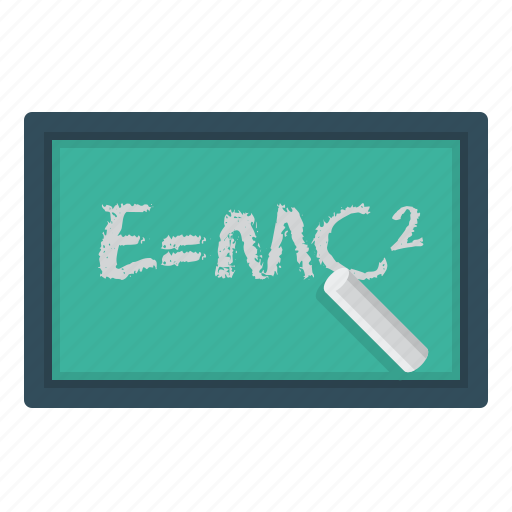 Blackboard, chalk, education, formula, physics, science icon - Download on Iconfinder