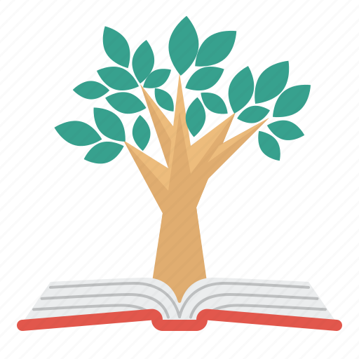 Book, education, knowledge, science, tree icon - Download on Iconfinder