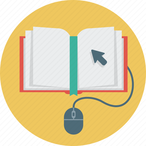 Book, education, mouse, science, cursor icon - Download on Iconfinder