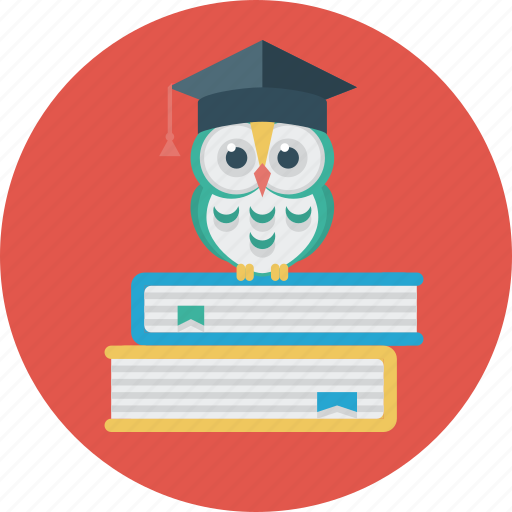Books, education, owl, science, hat, student icon - Download on Iconfinder