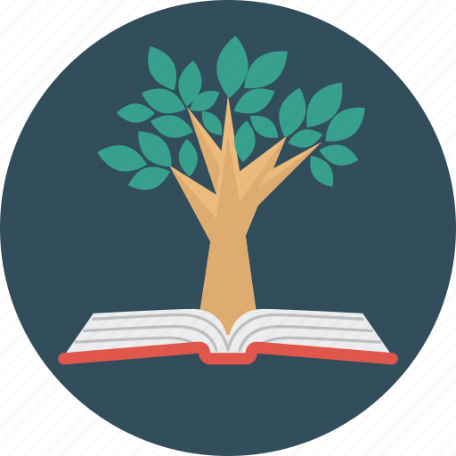 Education, knowledge, science, tree, book icon - Download on Iconfinder