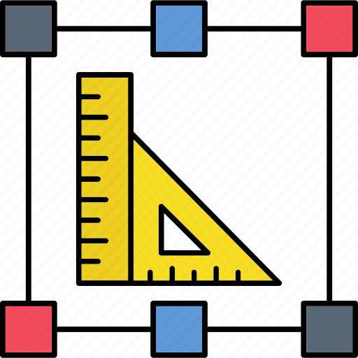 Design tool, tool, pencil, graphic-design, pen, ruler, scale icon - Download on Iconfinder