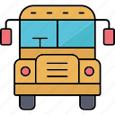 school bus, bus, transport, transportation, school, education, travel, public-transport, student
