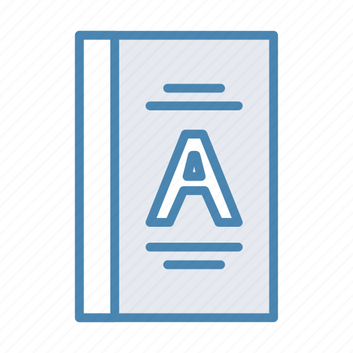 Abc, alphabet, book, dictionary, education icon - Download on Iconfinder