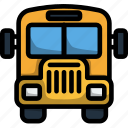 bus, school, vehicle, lineart, transport, drive, transportation