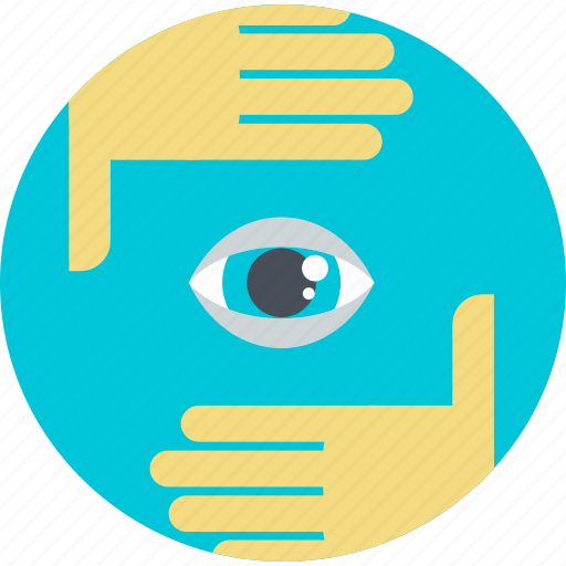 Education, eye, round, vision icon - Download on Iconfinder