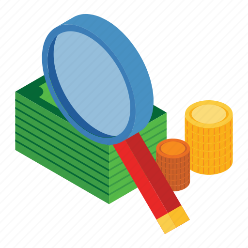 And, business, education, fee, isometric, loop, money icon - Download on Iconfinder