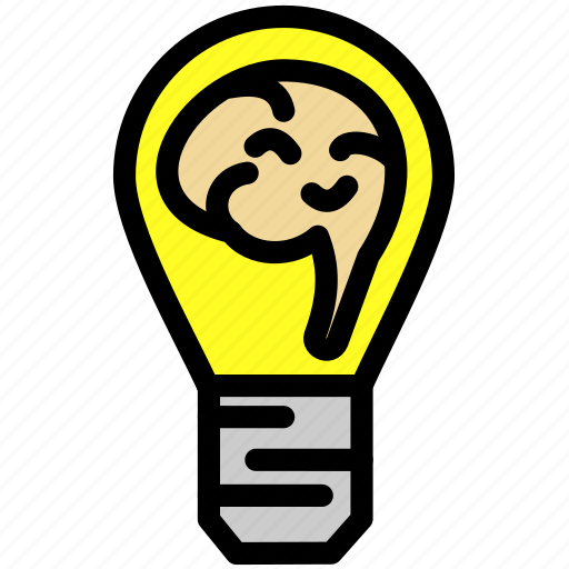 Brain, bulb, creative, idea, lamp icon - Download on Iconfinder