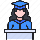 avatar, education, girl, graduation, student