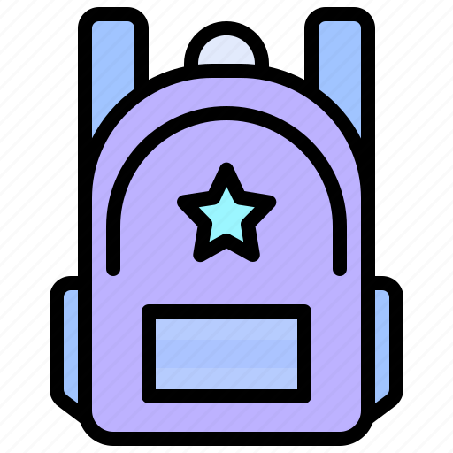 Bag, education, learning, school, back, backpack icon - Download on Iconfinder
