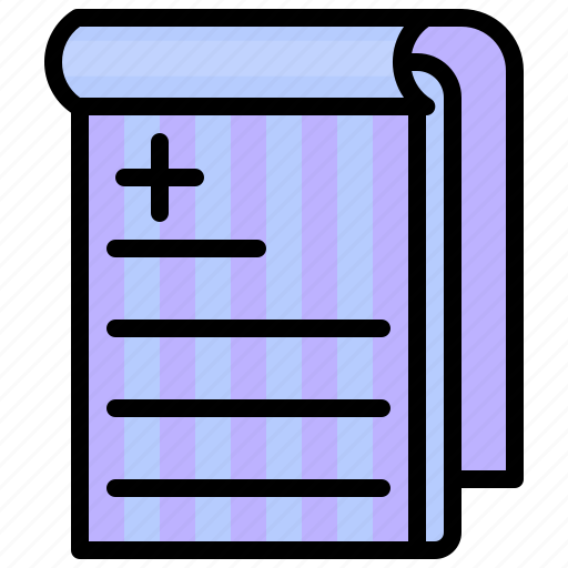 Exam, education, note, school, document, tests icon - Download on Iconfinder