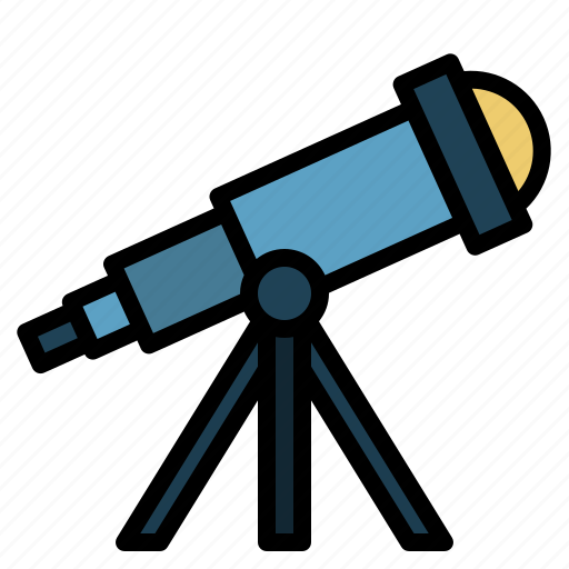 Telescope, astronomy, education, moon icon - Download on Iconfinder