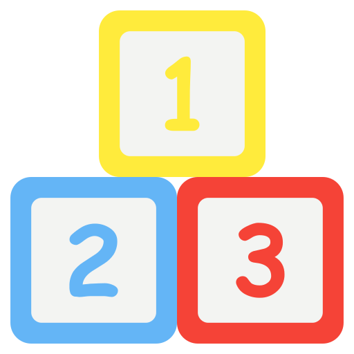 Blocks, building, education, learn, numbers, school, study icon - Free download