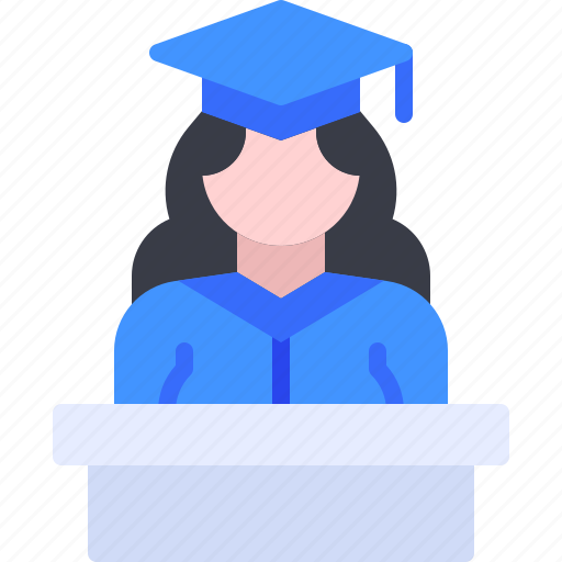 Avatar, education, girl, graduation, student icon - Download on Iconfinder