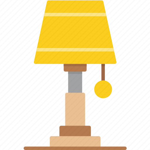 Lamp, bedside, electric, light, table icon - Download on Iconfinder