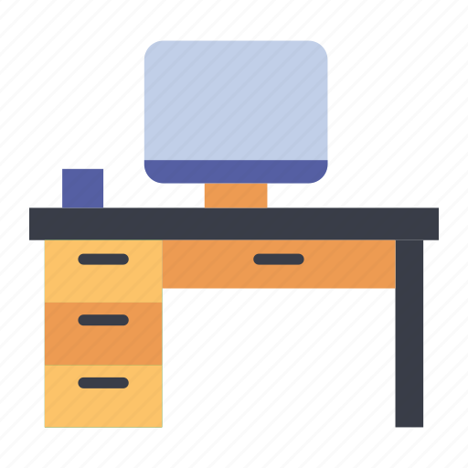 Business, desk, furniture, office icon - Download on Iconfinder