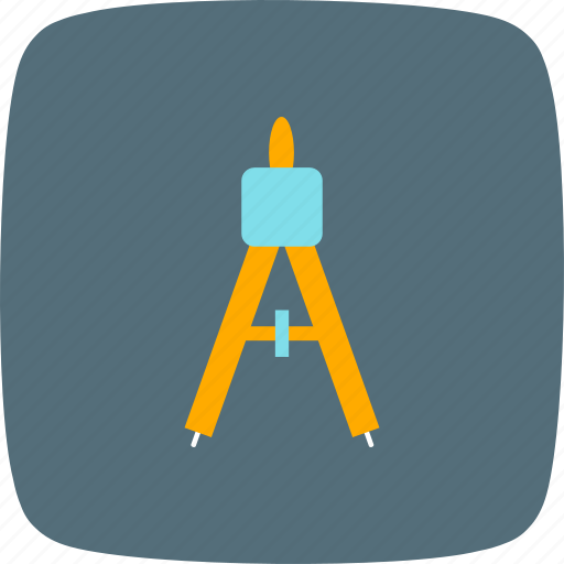 Compass, stationery, trignometry icon - Download on Iconfinder