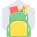 bag, school, book, education, geometry, school bag