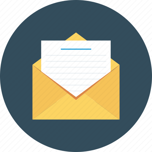Document, envelope, mail, open icon icon - Download on Iconfinder