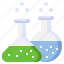 flasks, test, tubes, lab, laboratory, education 