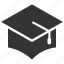 degree, diploma, graduation cap, hat, mortar board 