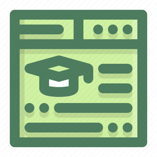 Learning, online, study, school, education icon - Download on Iconfinder