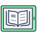 book, digital, electronic, tablet, textbook