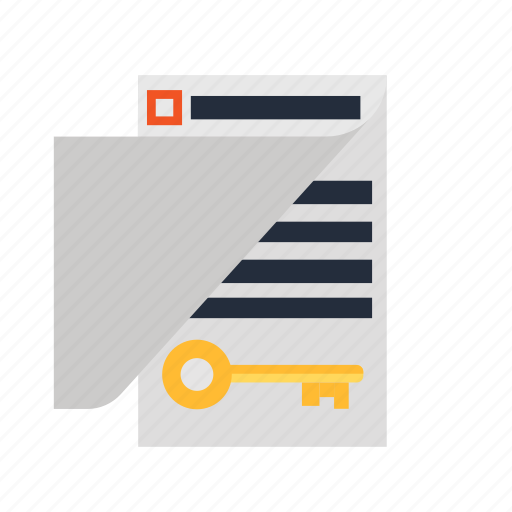 Document, education, file, key, keyword, school, solution icon - Download on Iconfinder