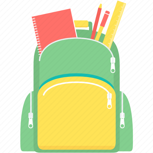 Bag, school, book, education, learning, student, study icon - Download on Iconfinder