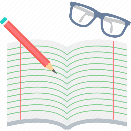 Note, book, document, notebook, spects, write icon - Download on Iconfinder