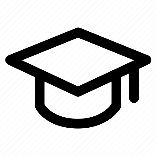 Education, graduation, line, school, student, study, university icon - Download on Iconfinder