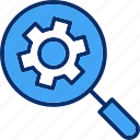 search, setting, tool, cog