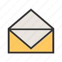envelope, letter, mail, message, paper, post, send