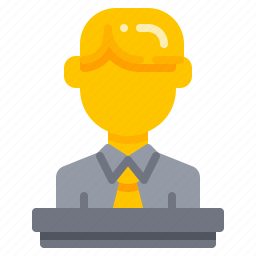 Business, businessman, presentation, speech icon - Download on Iconfinder