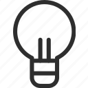 25px, bulb, iconspace