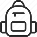 25px, backpack, iconspace, school
